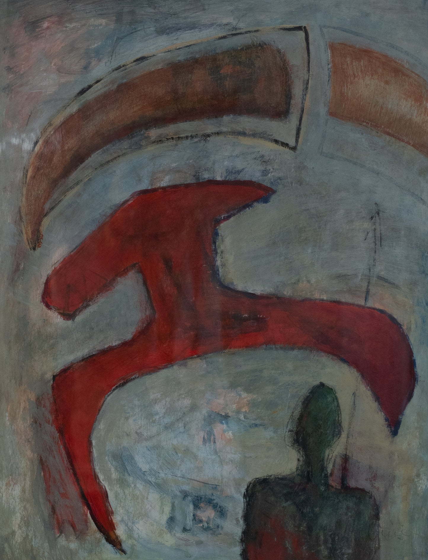 144. Stilstand van de sprong (1989-50x65)