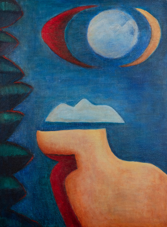 58. Silvery moon (2005-60x80)